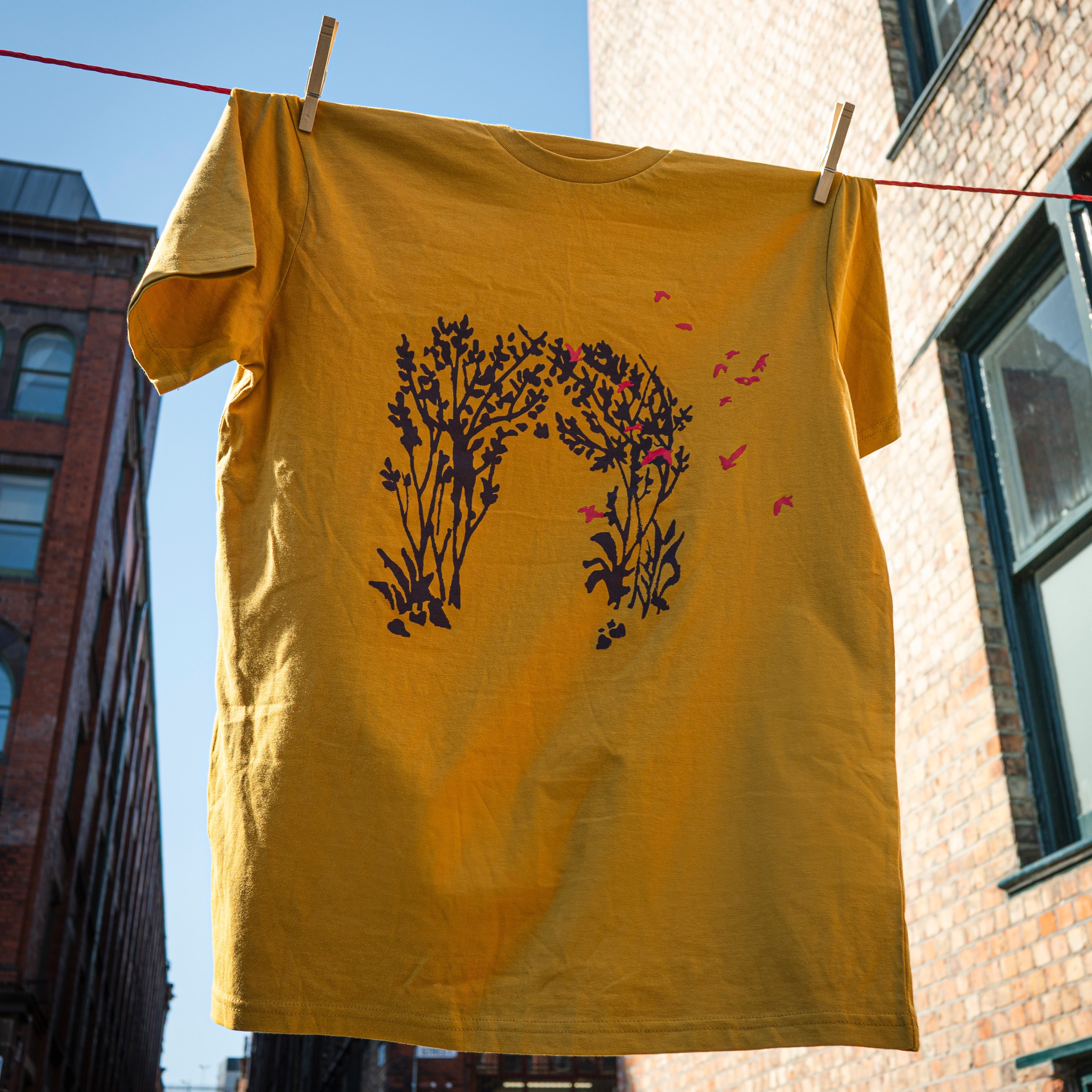 Sigur Rós - Takk... Arch T-Shirt Yellow