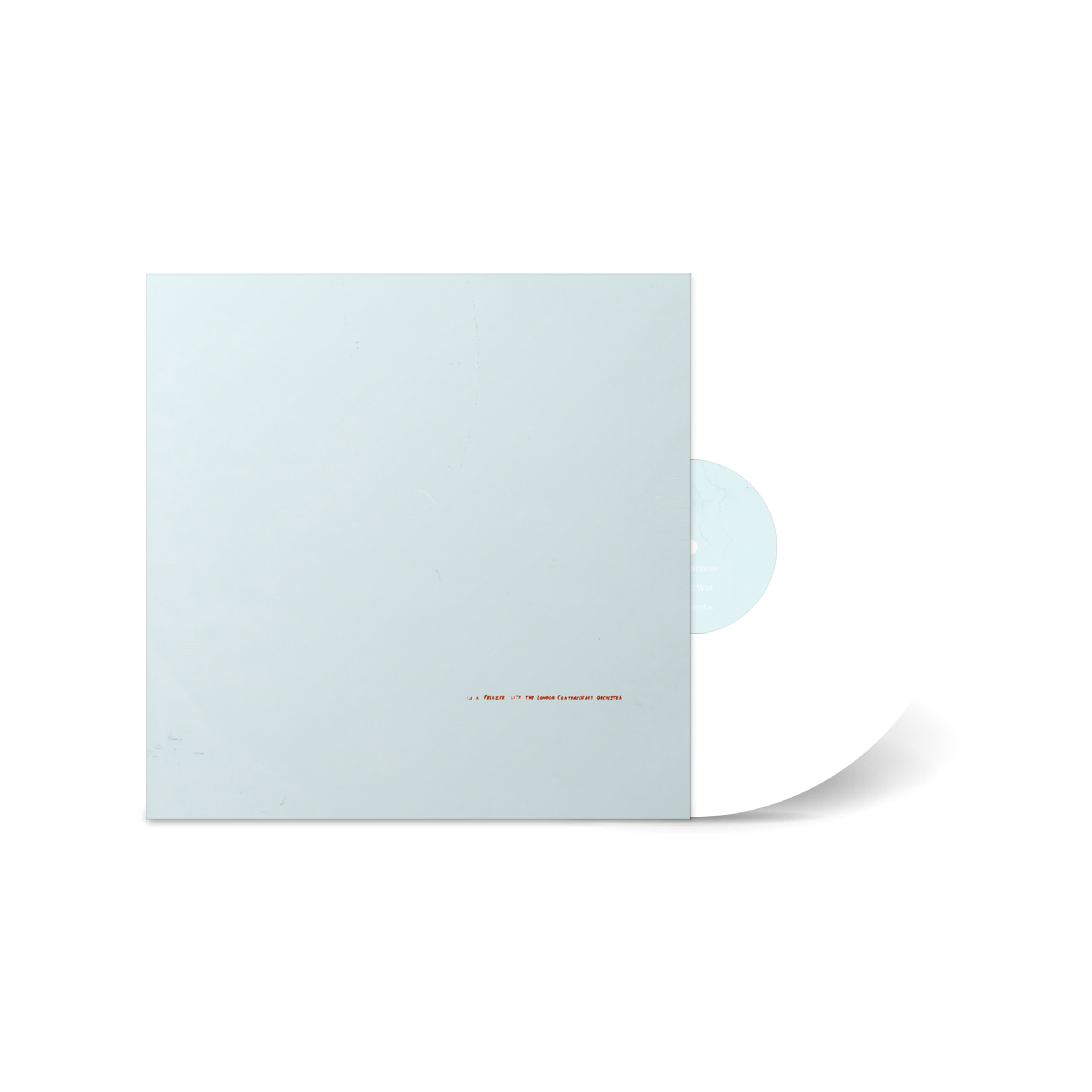 Alex Somers - In A Freezer (with the London Contemporary Orchestra) LP