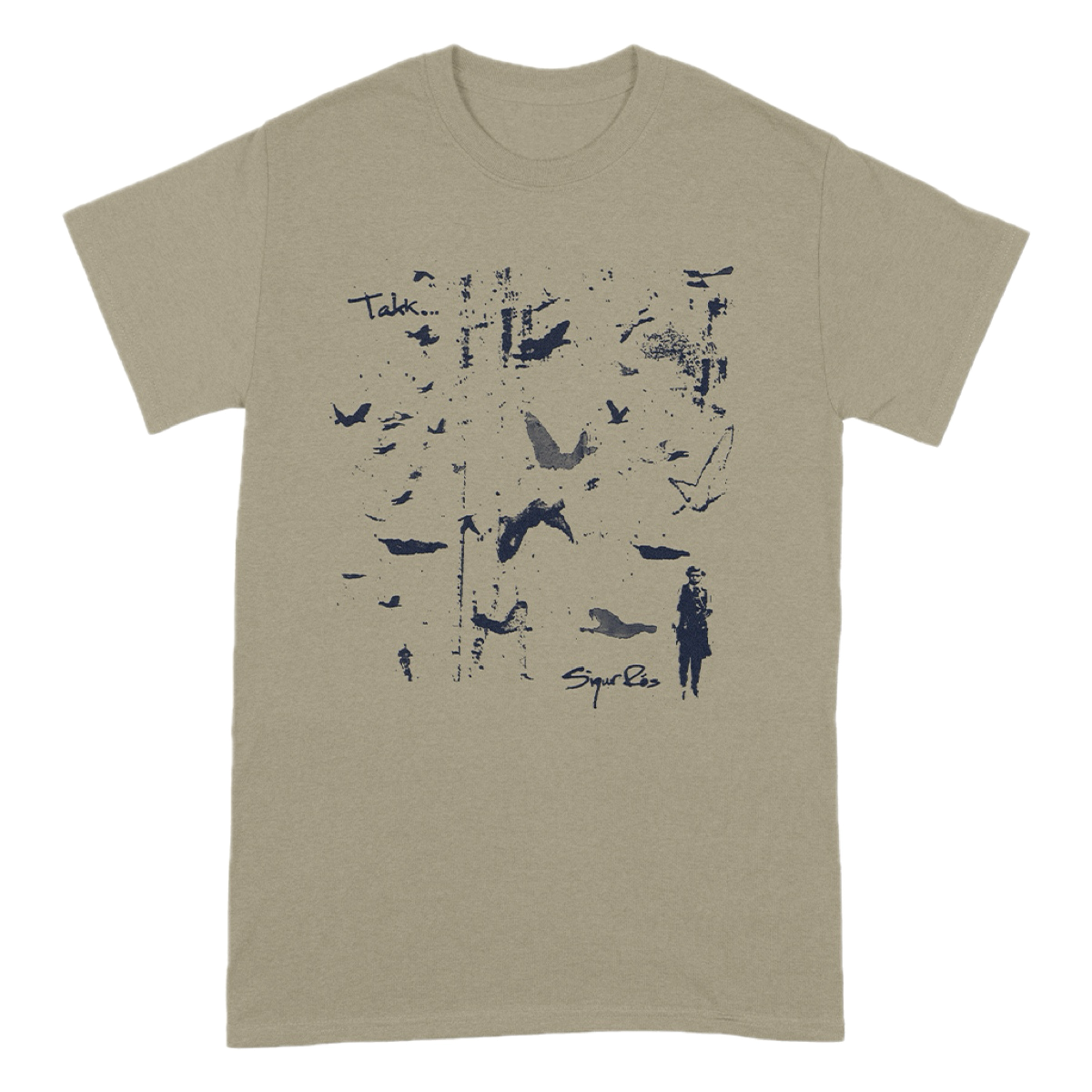 Sigur Rós - Takk... Pattern T-Shirt Sandstone