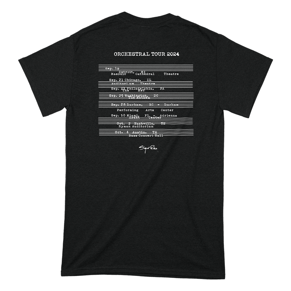 Sigur Rós - US Orchestral Tour 2024 T-Shirt Black